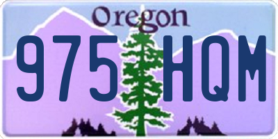 OR license plate 975HQM