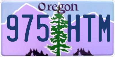 OR license plate 975HTM