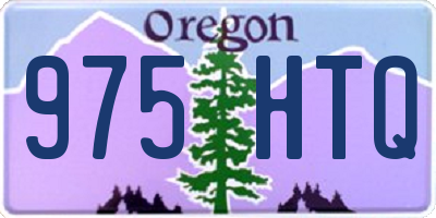 OR license plate 975HTQ