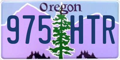 OR license plate 975HTR
