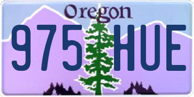 OR license plate 975HUE