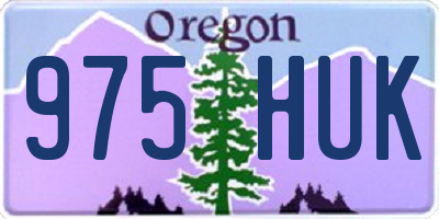 OR license plate 975HUK