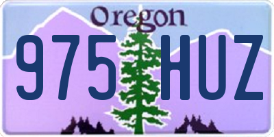 OR license plate 975HUZ