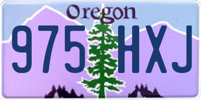 OR license plate 975HXJ