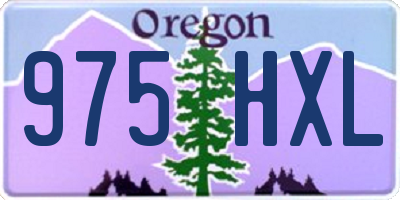 OR license plate 975HXL