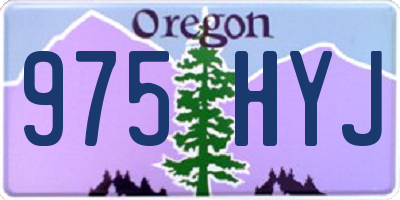 OR license plate 975HYJ