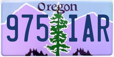 OR license plate 975IAR