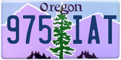 OR license plate 975IAT