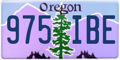 OR license plate 975IBE