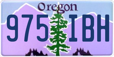 OR license plate 975IBH