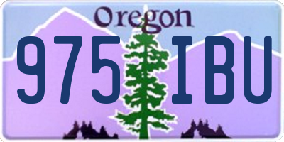 OR license plate 975IBU