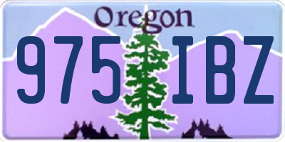 OR license plate 975IBZ