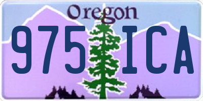 OR license plate 975ICA