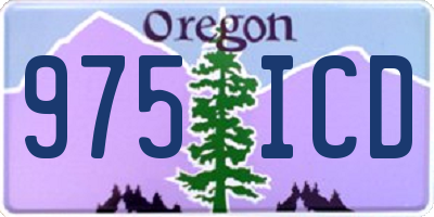 OR license plate 975ICD