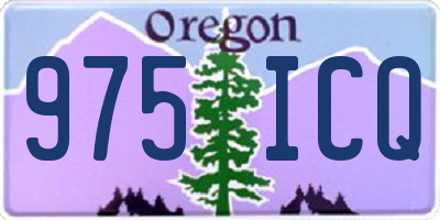 OR license plate 975ICQ