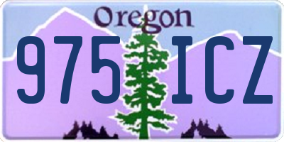 OR license plate 975ICZ