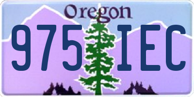 OR license plate 975IEC