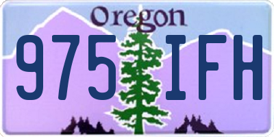 OR license plate 975IFH