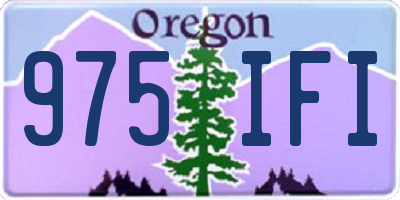 OR license plate 975IFI