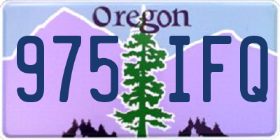 OR license plate 975IFQ