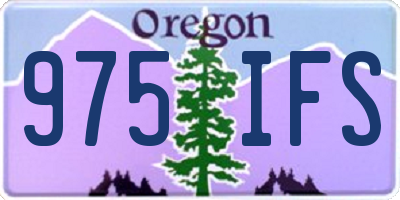 OR license plate 975IFS