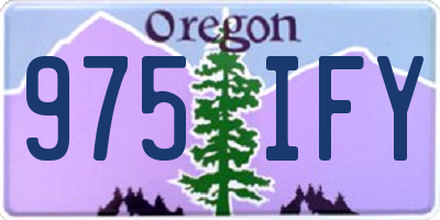 OR license plate 975IFY