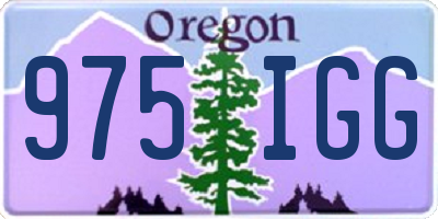 OR license plate 975IGG