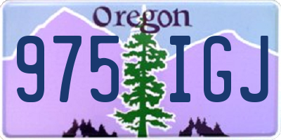 OR license plate 975IGJ