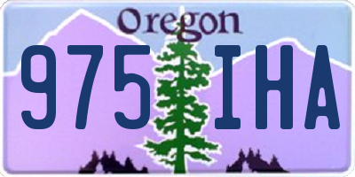 OR license plate 975IHA