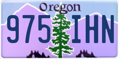 OR license plate 975IHN