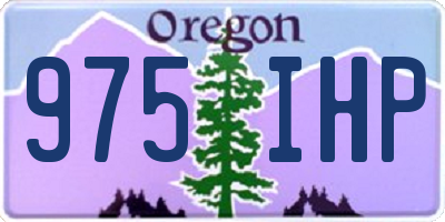 OR license plate 975IHP