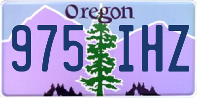 OR license plate 975IHZ