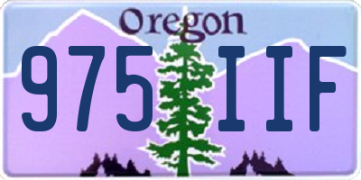 OR license plate 975IIF