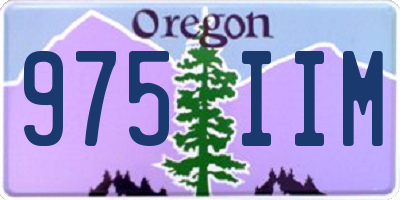 OR license plate 975IIM