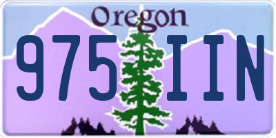 OR license plate 975IIN