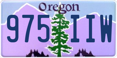 OR license plate 975IIW