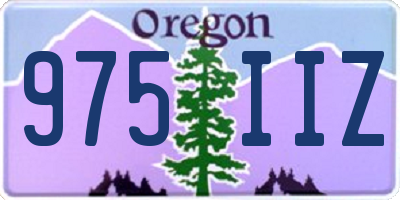 OR license plate 975IIZ