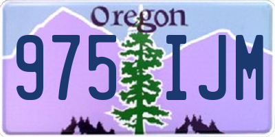 OR license plate 975IJM