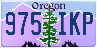 OR license plate 975IKP