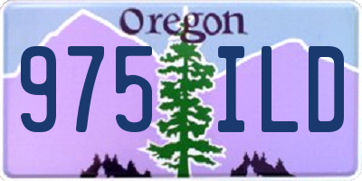 OR license plate 975ILD