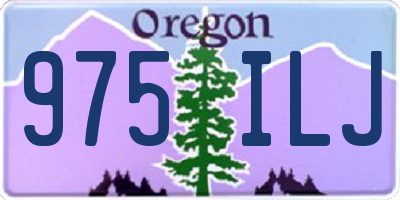 OR license plate 975ILJ