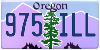 OR license plate 975ILL