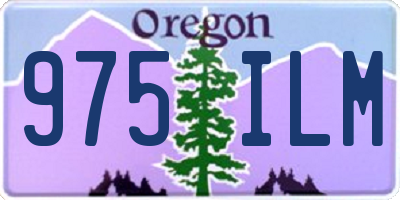 OR license plate 975ILM