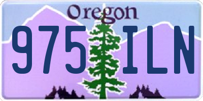 OR license plate 975ILN