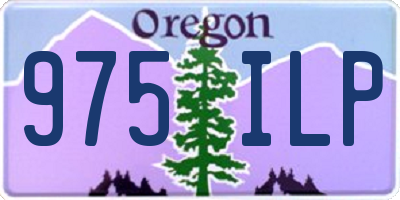 OR license plate 975ILP