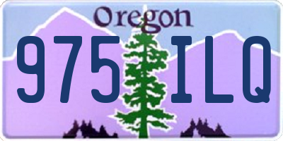OR license plate 975ILQ