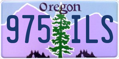 OR license plate 975ILS