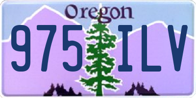 OR license plate 975ILV
