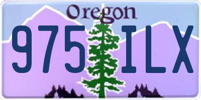 OR license plate 975ILX