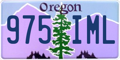 OR license plate 975IML